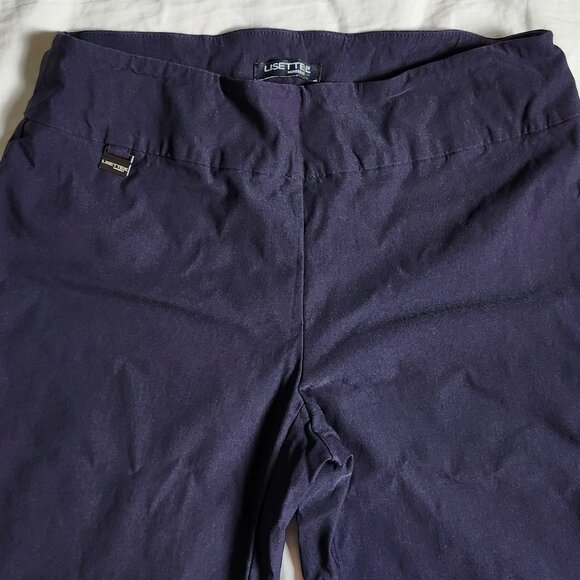 Lisettel Dress Pants Color Blue Pull-On Size 32x28 Lisette L Montreal - Picture 3 of 13